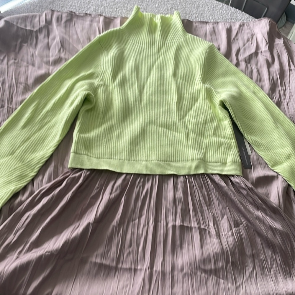 Anthropologie sweater dress combination Size Large